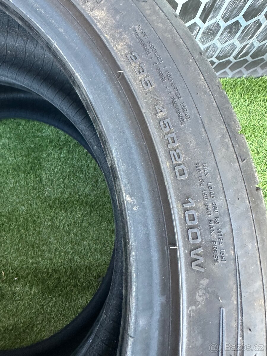 235/45 R20 - LETNÍ SADA DUNLOP / HANKOOK - 10