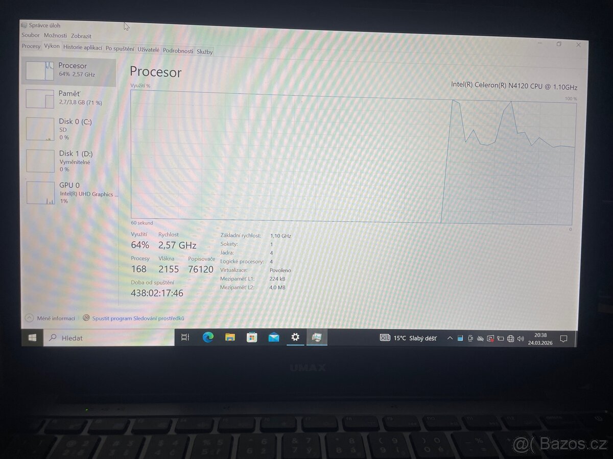 Notebook UMAX Visionbook 14WR Plus, IPS - 10