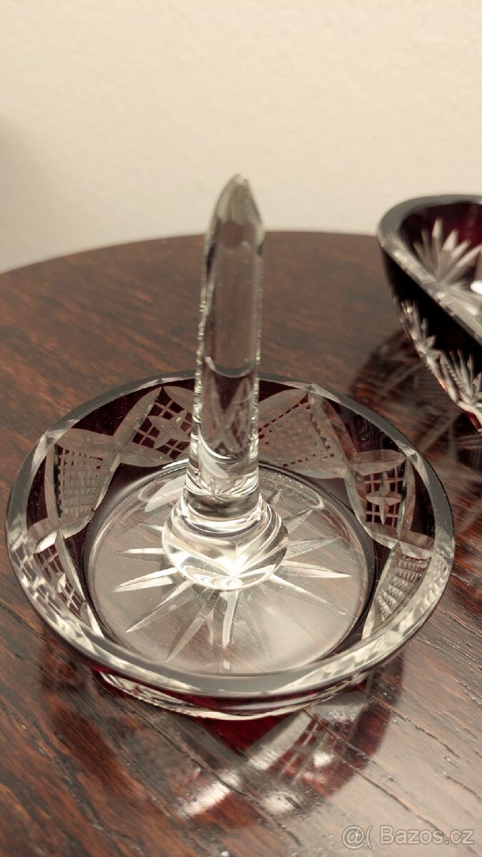 Funkcionalismus - starožitná chrom lampa + sklo Egermann - 10