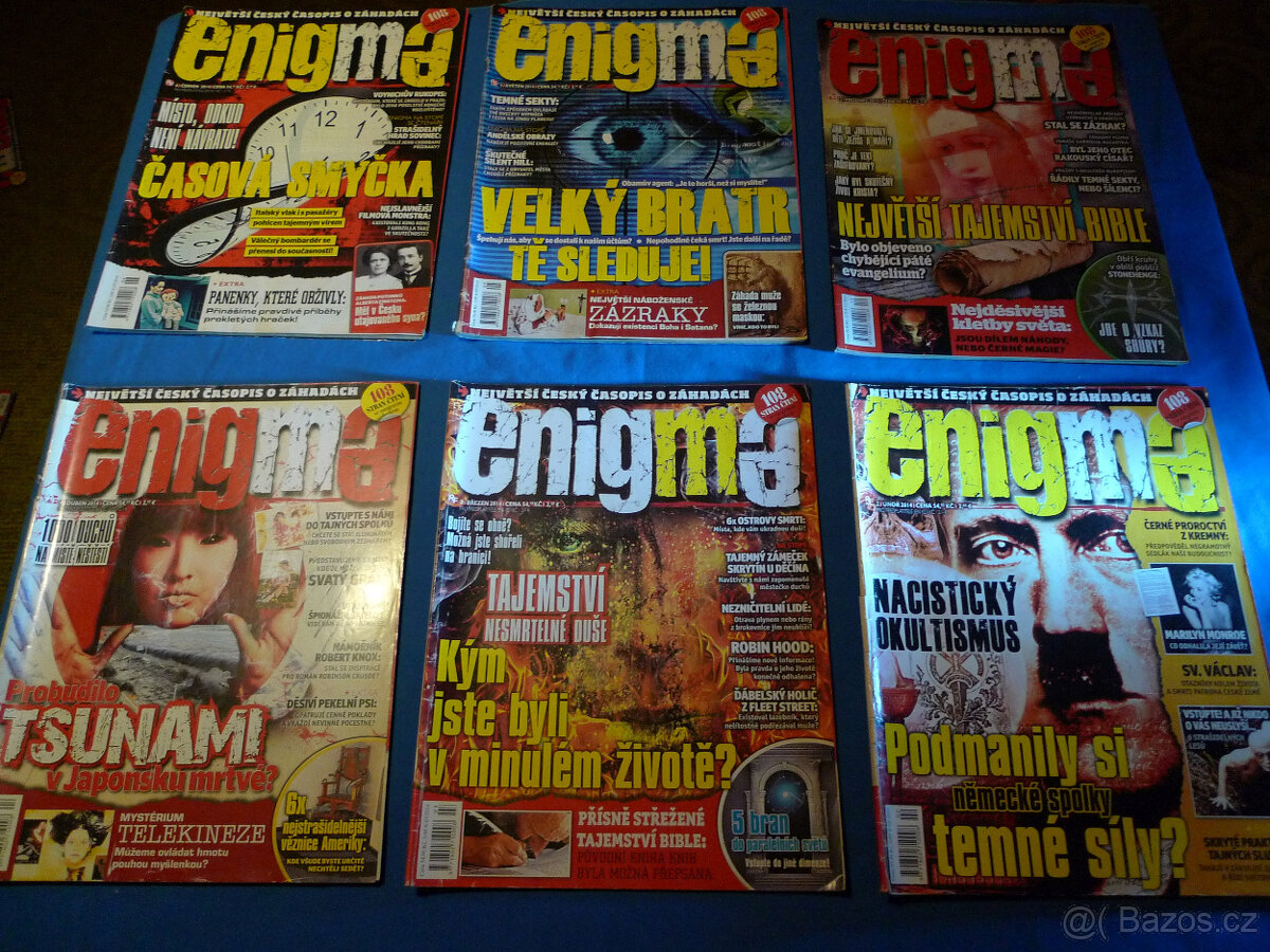 Tajemné knihy a čas. Enigma, Svět na dlani, Legalizace - 10