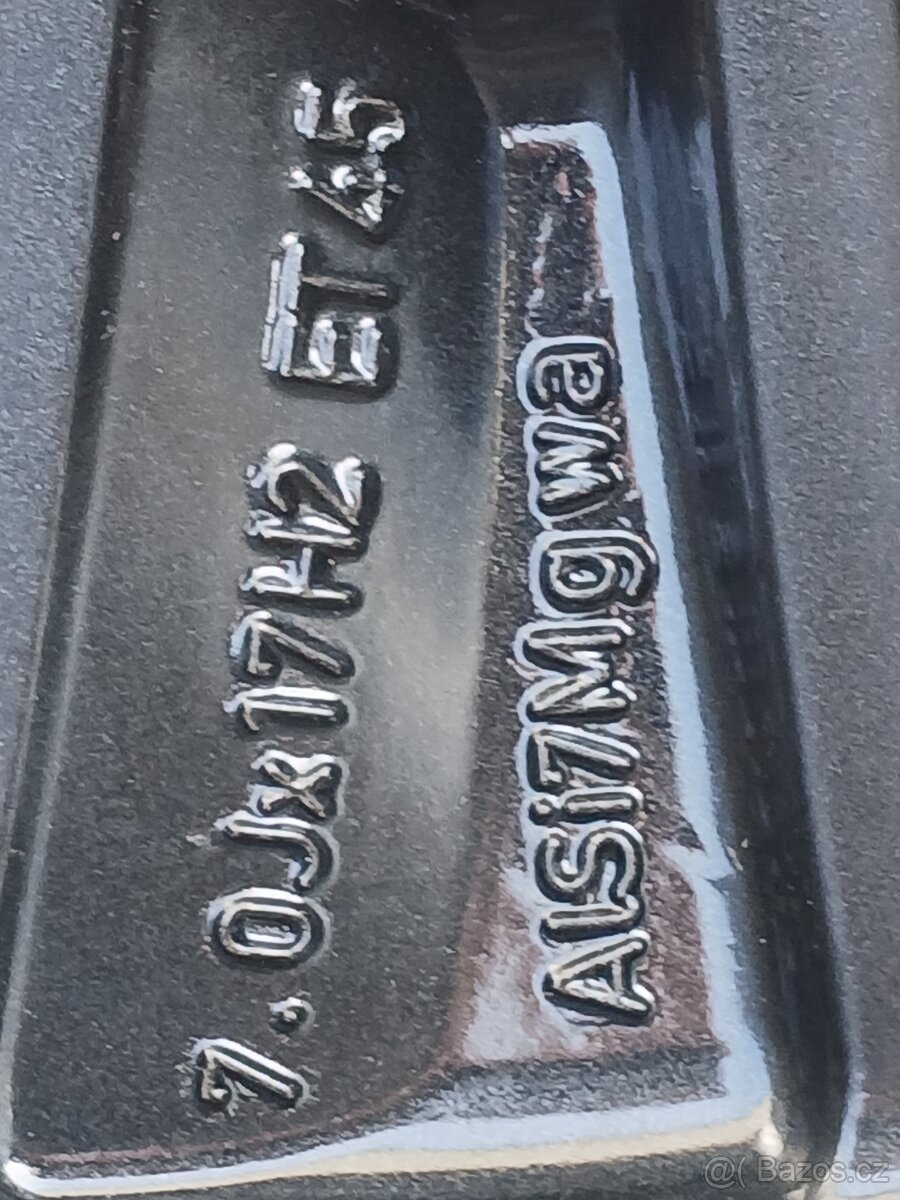 Pěkná nová letní orig alu Škoda Karoq 215/55/17 - 10