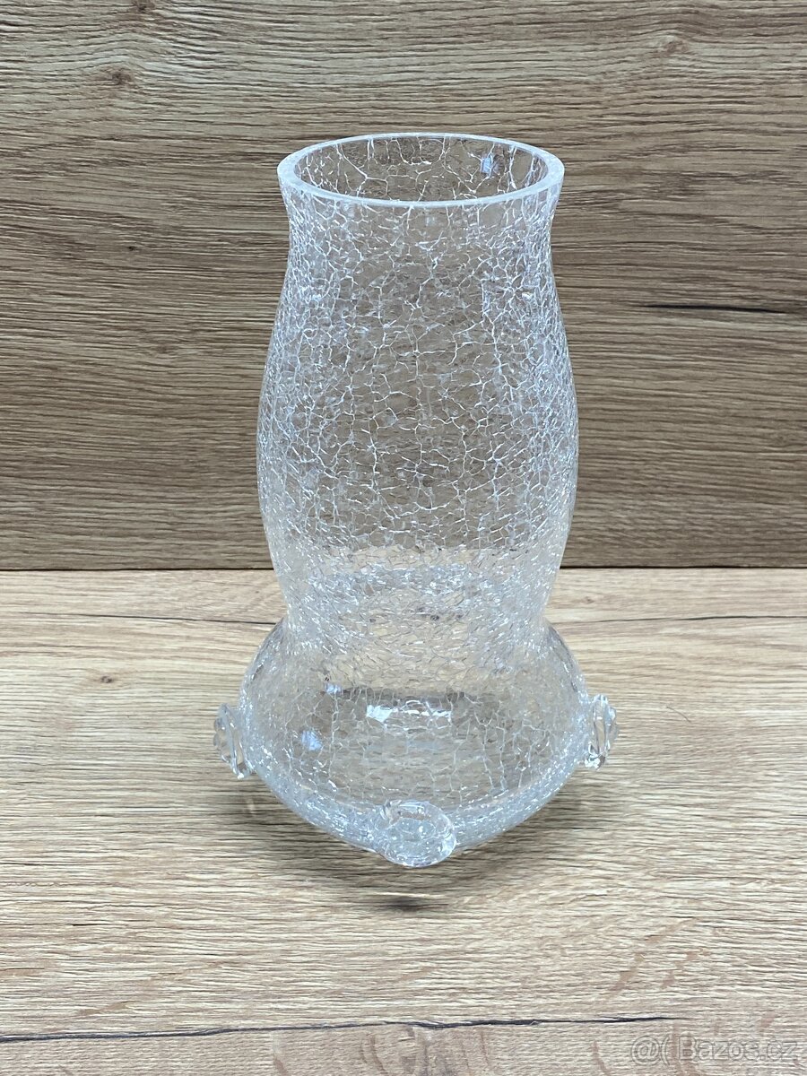 váza stará váza československé sklo retro váza - 10