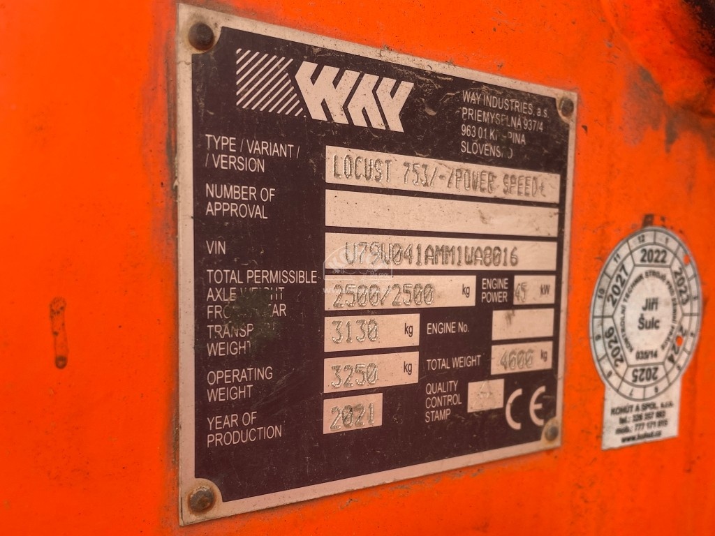 smykem řízený nakladač LOCUST 753 power speed+ - 10