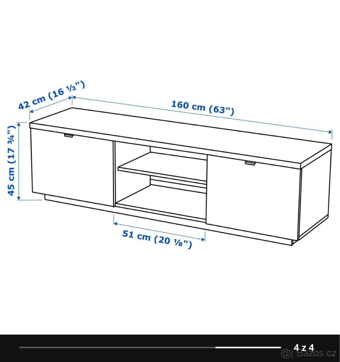 Tv stolek - ikea - 10