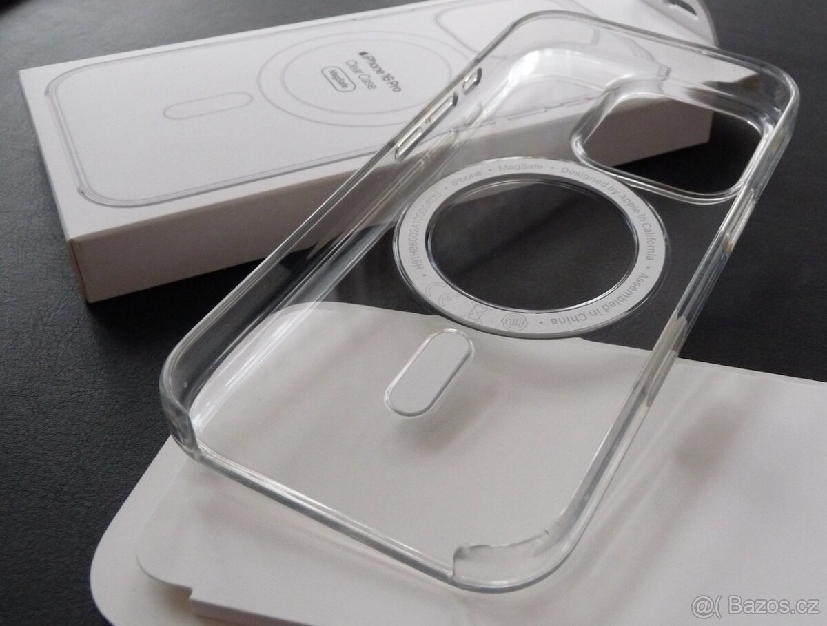 Original Apple průhledný kryt s MagSafe na iPhone 16 Pro - 10