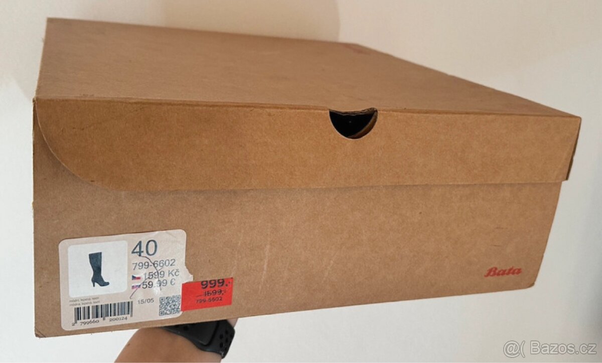 Semisove kozacky Bata - vel. 40 - 10