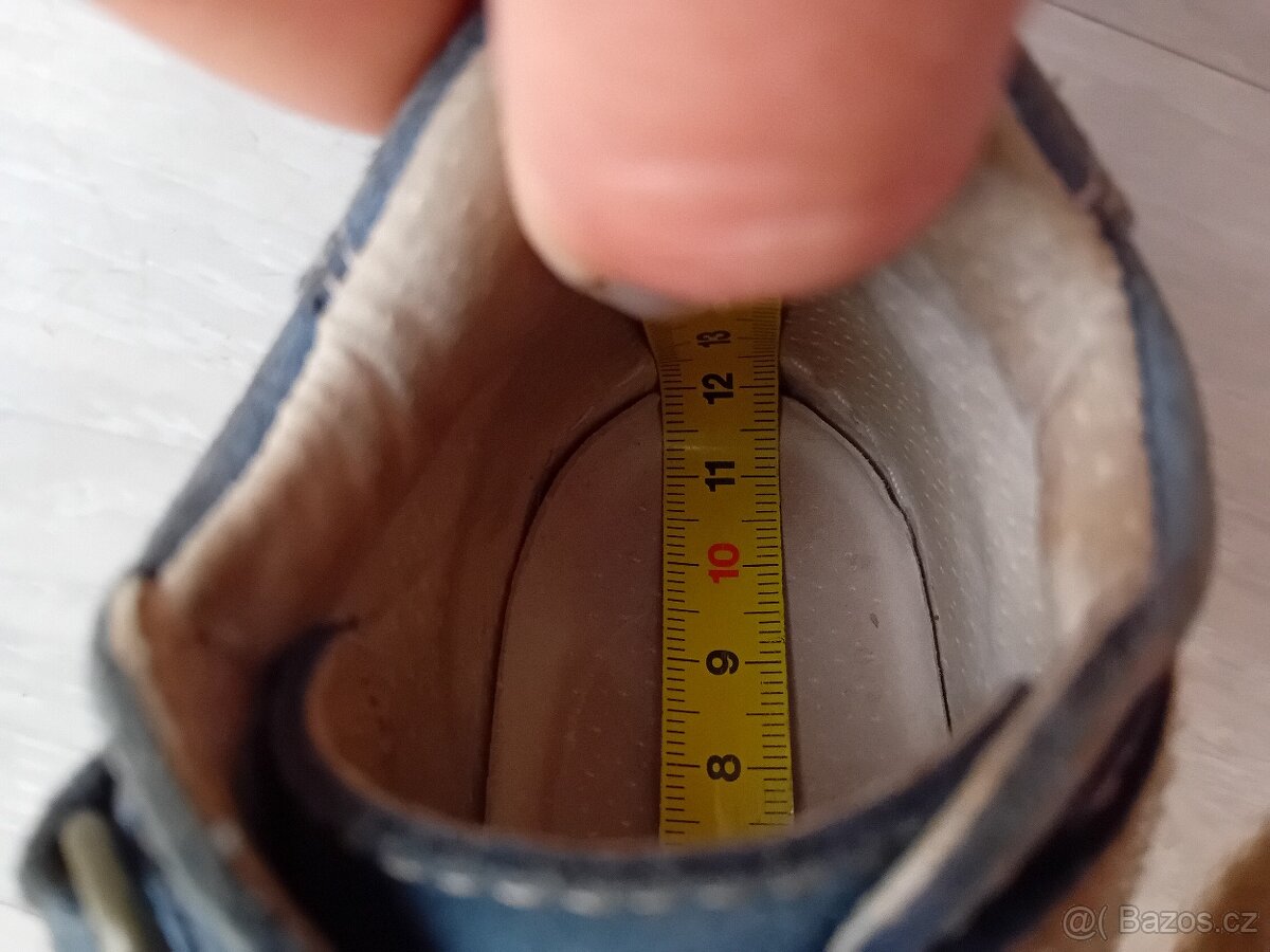 Dětské kožené boty/botičky vel. 19 - 10