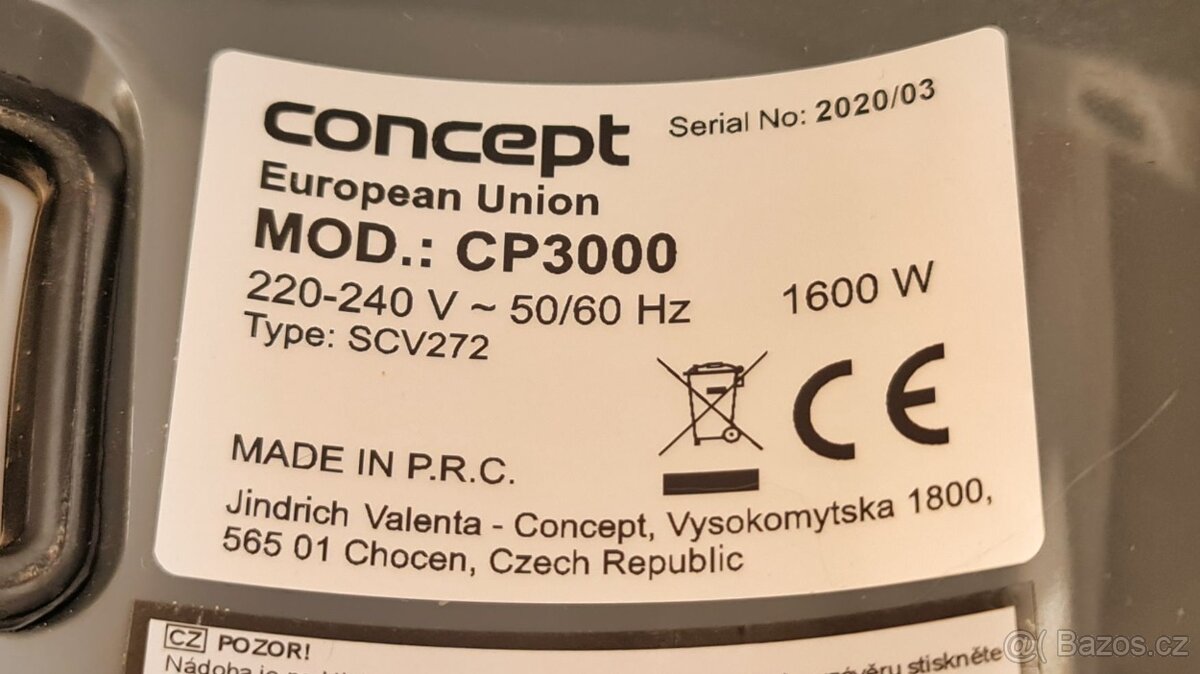 Concept Perfect Clean CP3000 3 v 1 - 10