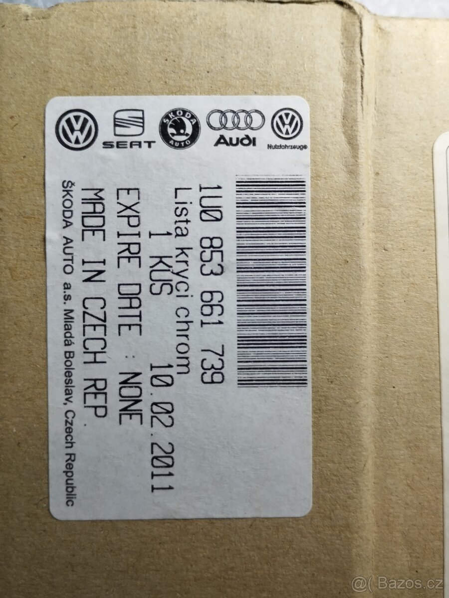 CHROMOVÝ RÁMEČEK MASKY OCTAVIA I - ORIGINÁL - 10