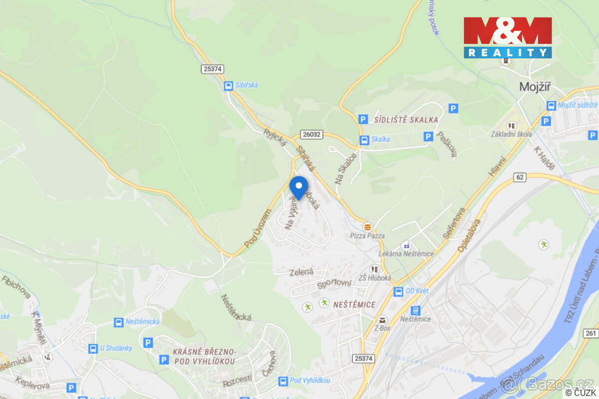 Prodej bytu 1+1, 36 m², Ústí nad Labem, ul. Na Výšině - 10