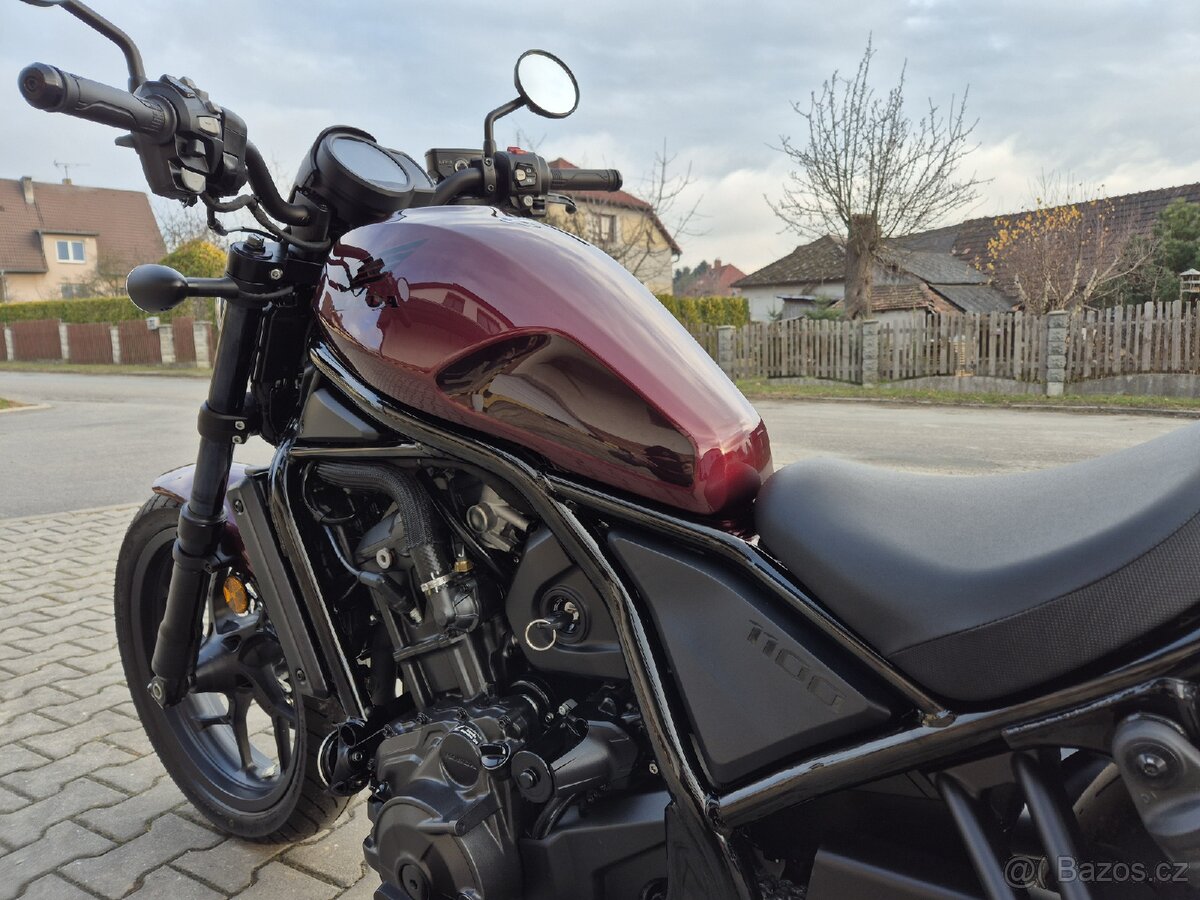 Prodám HONDA CMX1100 Rebel DCT, r. v. 2021, ABS, ČR, 357km - 10