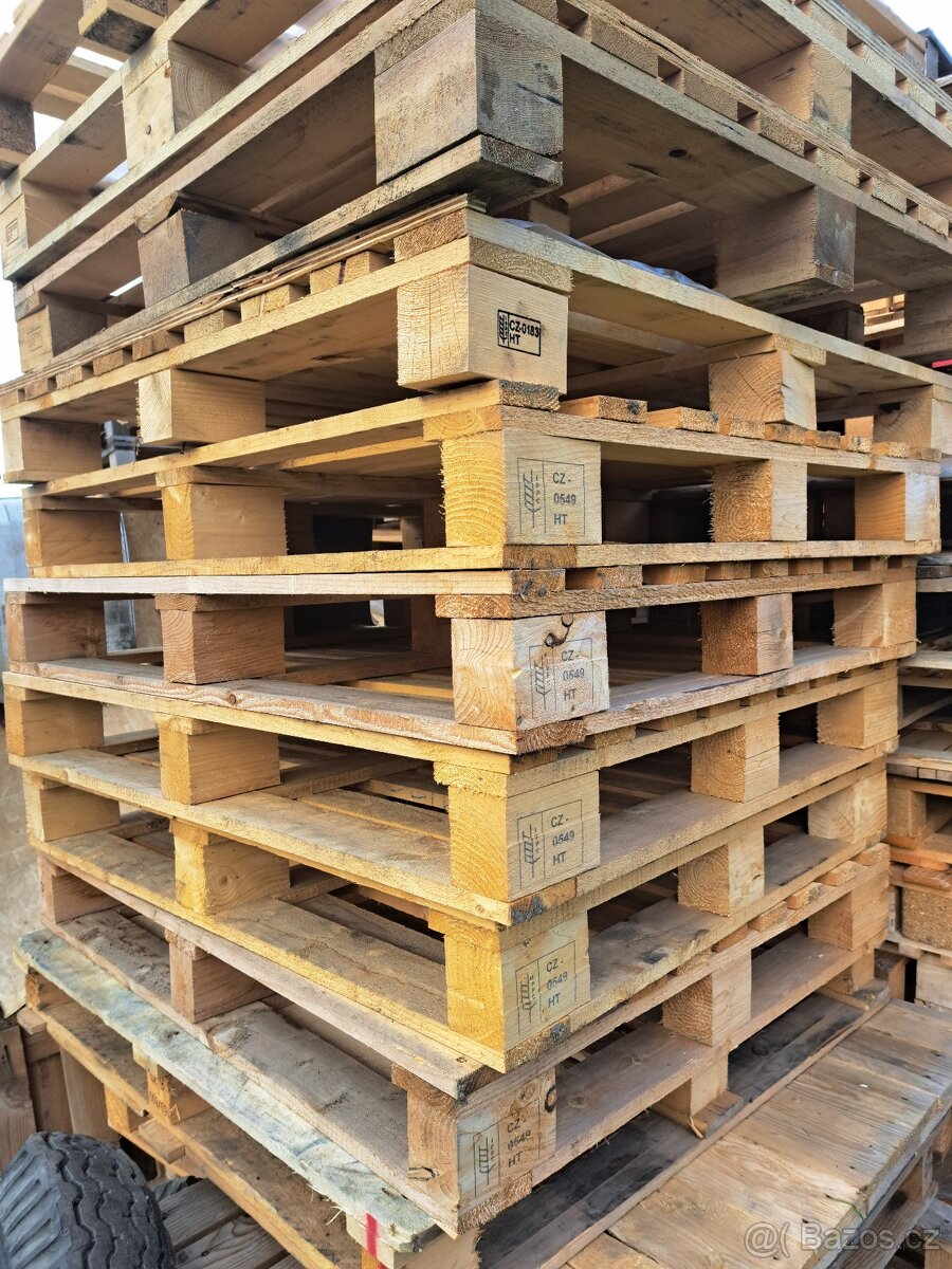 Drevene palety 80x120 - 10