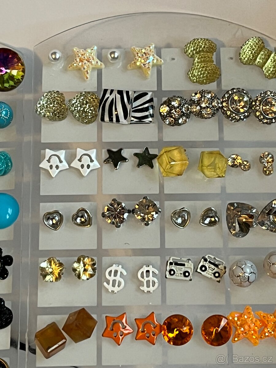 Naušnice krásné barevné - různé - 10