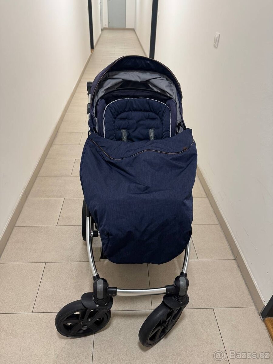 Kočárek Baby Design s hlubokou korbou a sportovní sedač - 10
