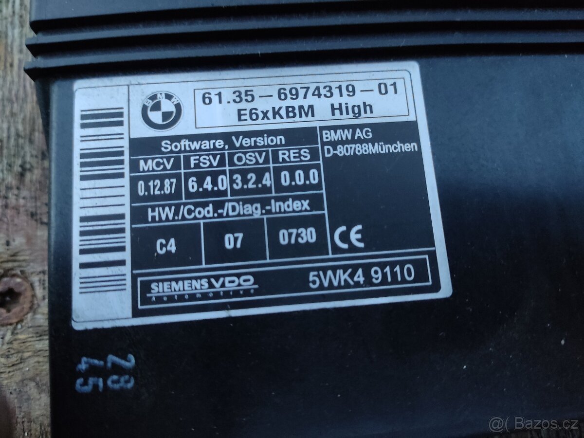 Jednotky BMW E60/E61 - 10