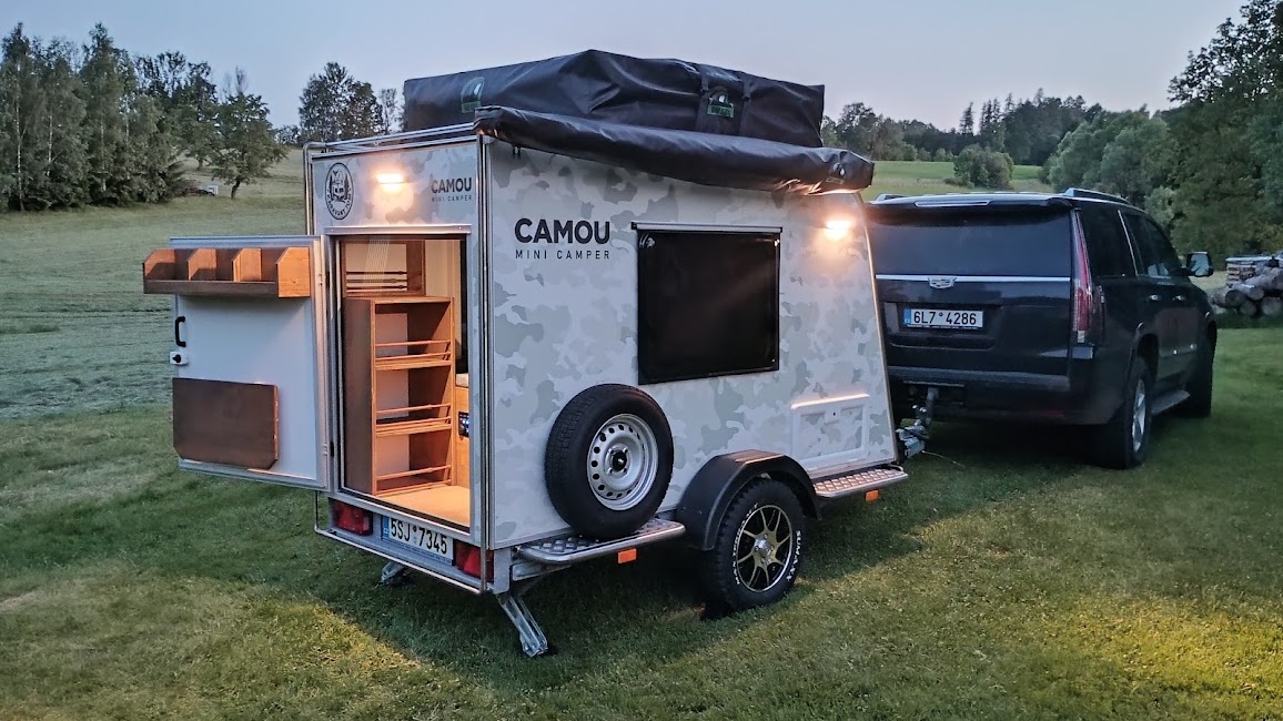 CAMOU offroad minicamper / minikaravan až pro 4 osoby - 10