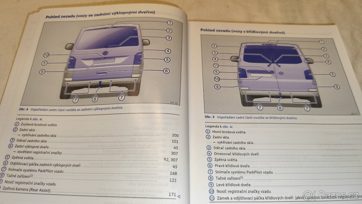 VW T6 Transporter , Caravelle - návod k obsluze – příručka - 10