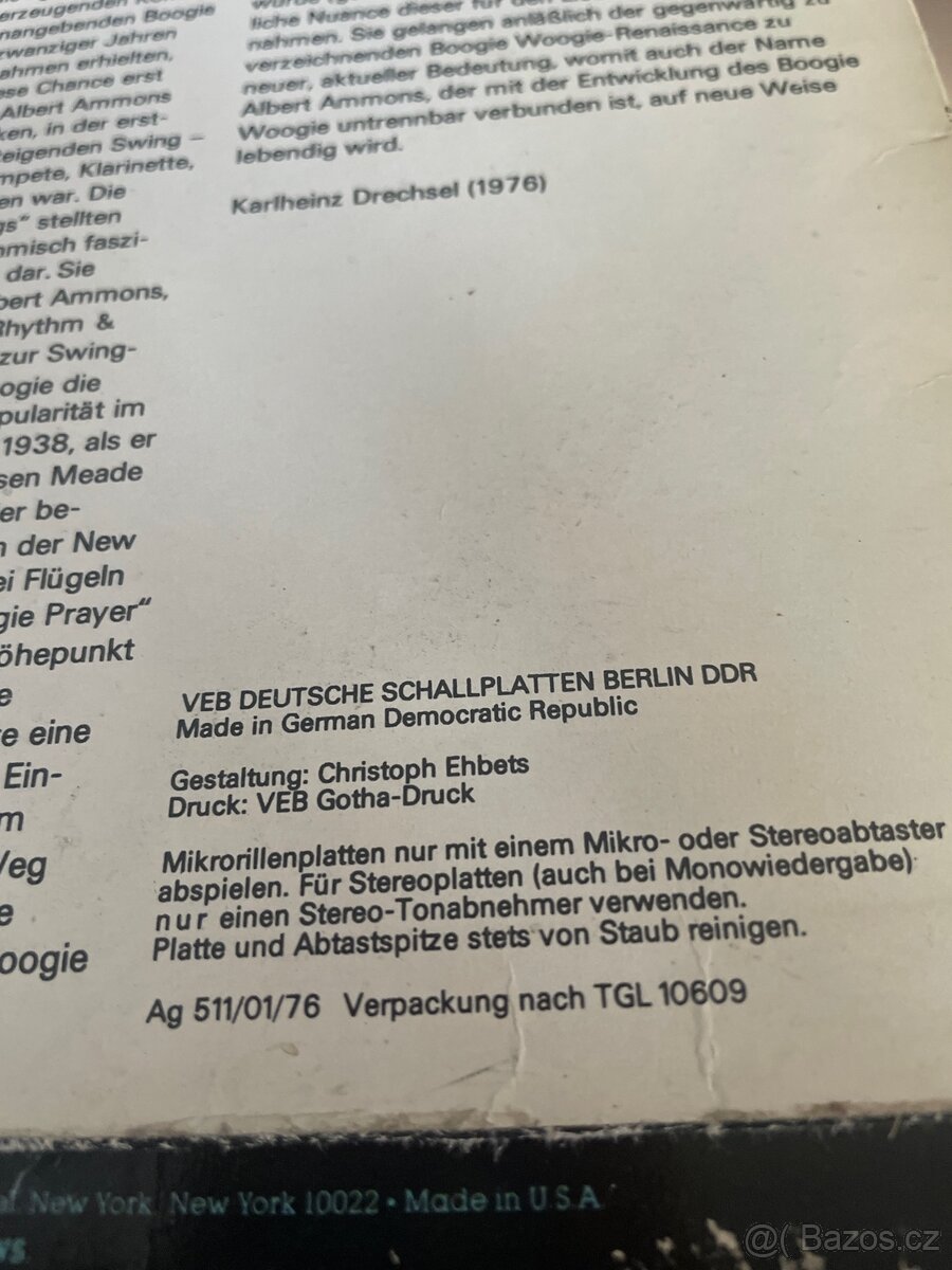 Albert Ammons jazz LP - 10