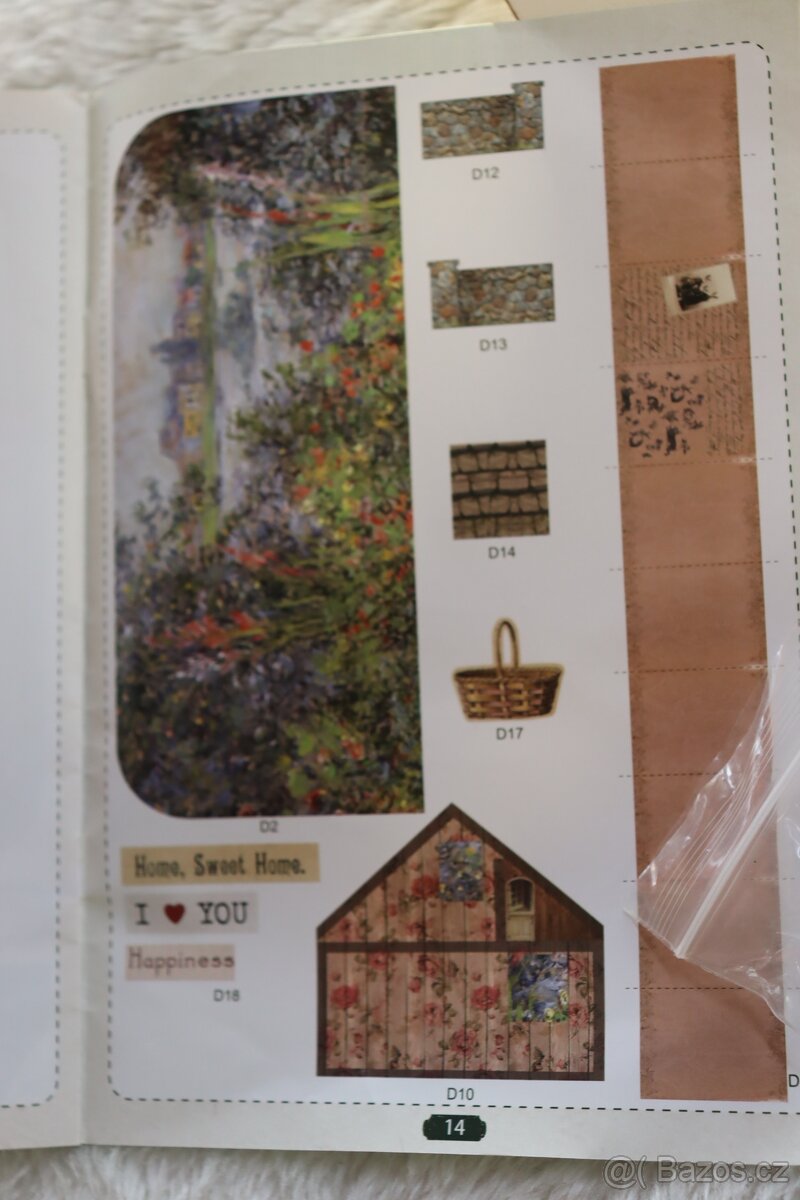 Mini domeček DIY stavebnice venkovský babiččin domeček - 10