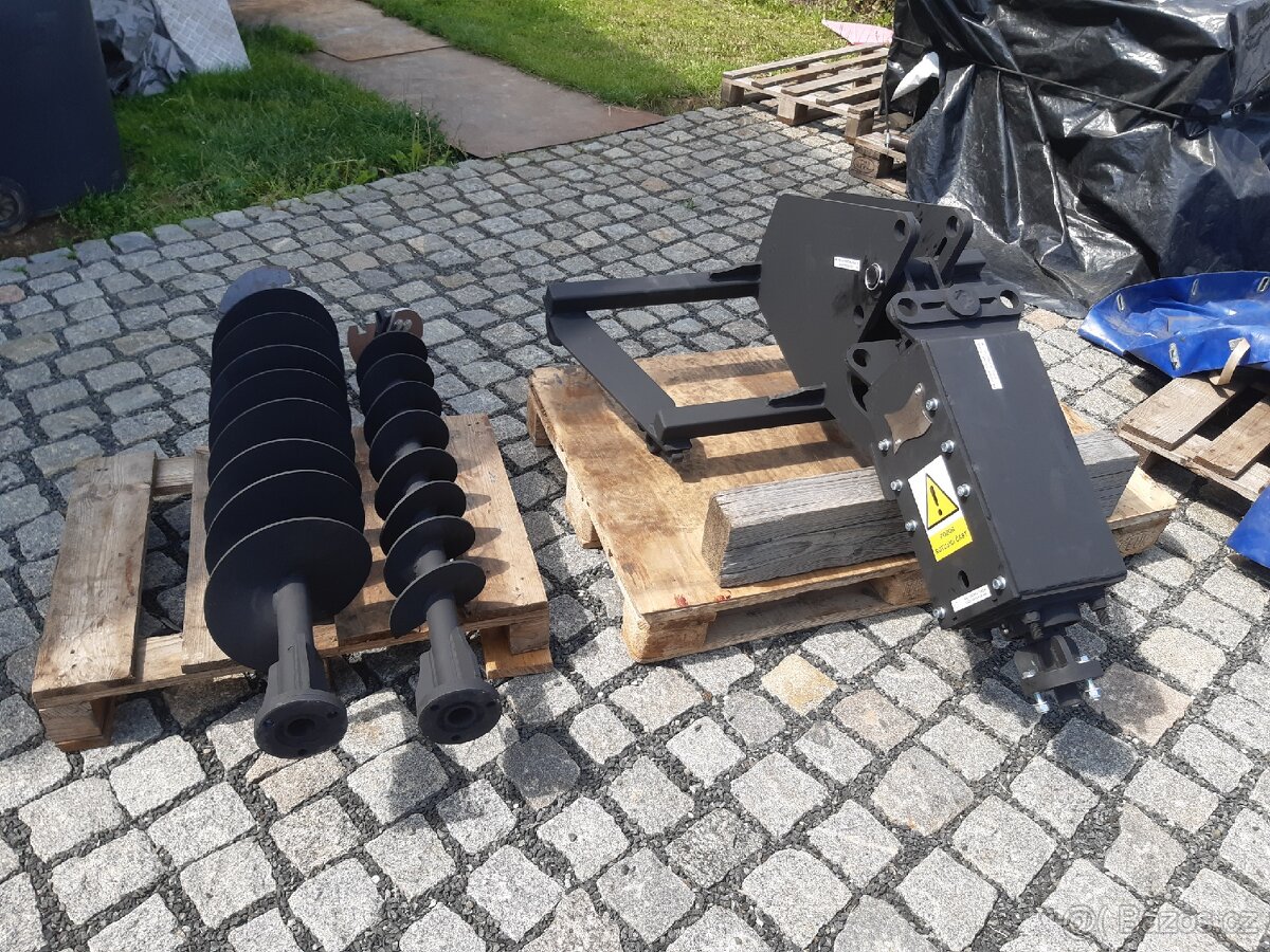 Kuželová štípačka půdní vrták míchačka na minibagr - 10