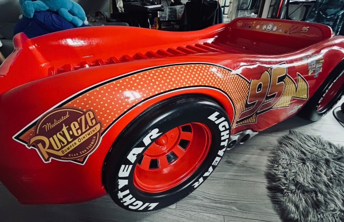 Dětská 3D postel auto - 10