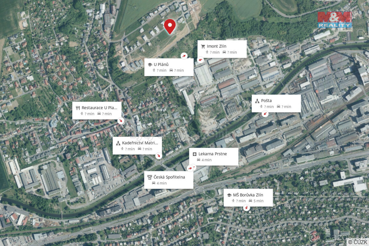 Prodej pozemku k bydlení, 696 m², Zlín, ul. V Polích - 10
