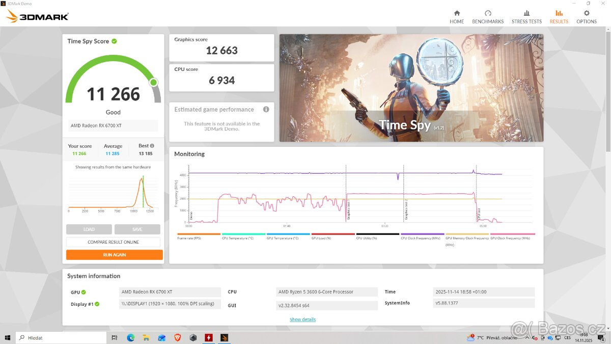 Herní pc - RX 6700 XT, Ryzen 5 3600, 2TB NVMe SSD, 32GB RAM - 10