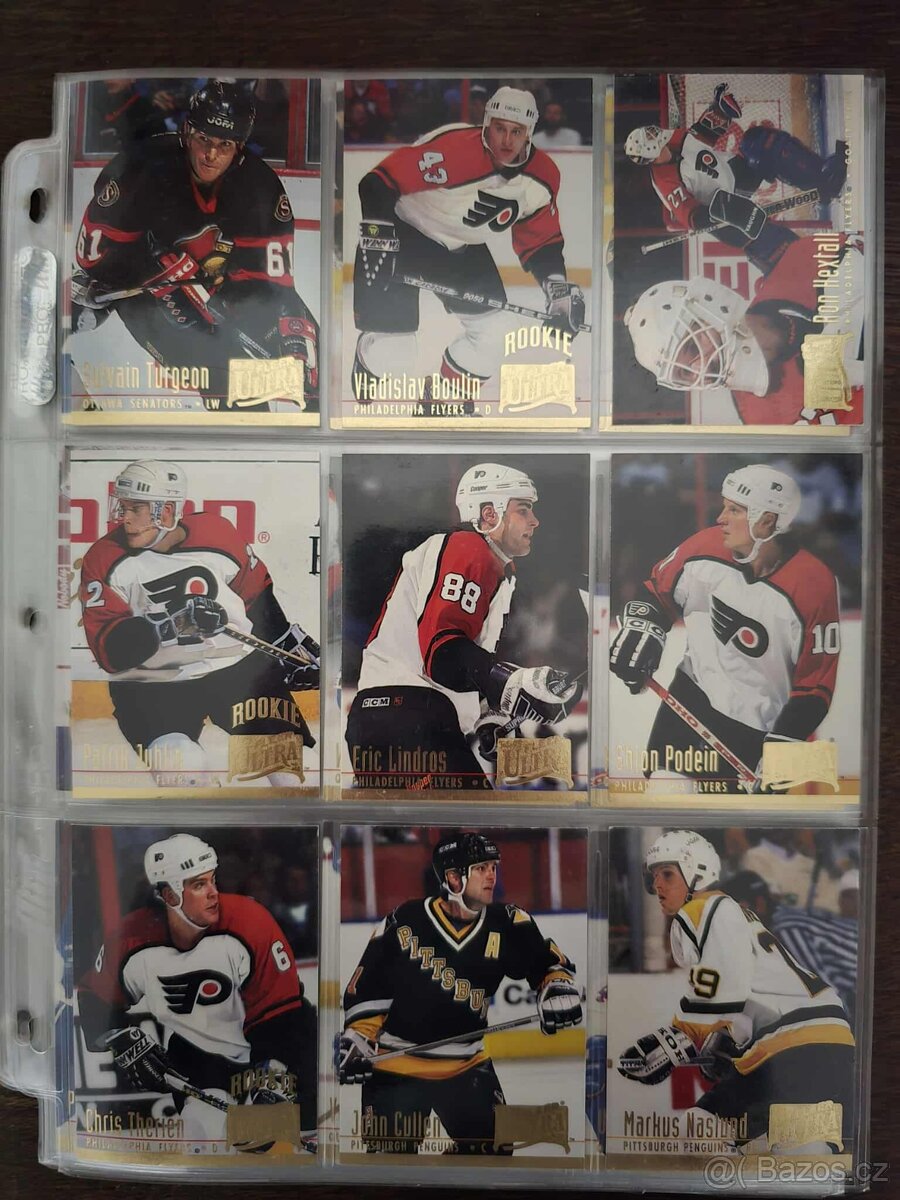 Predám hokejové kartičky ultra fleer 94-95 set druha seria - 10