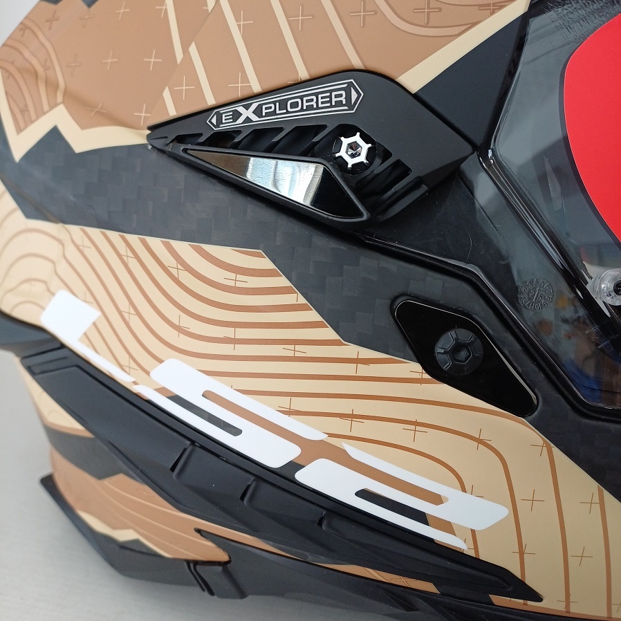 Enduro přilba LS2 Explorer C Trick Carbon - 10
