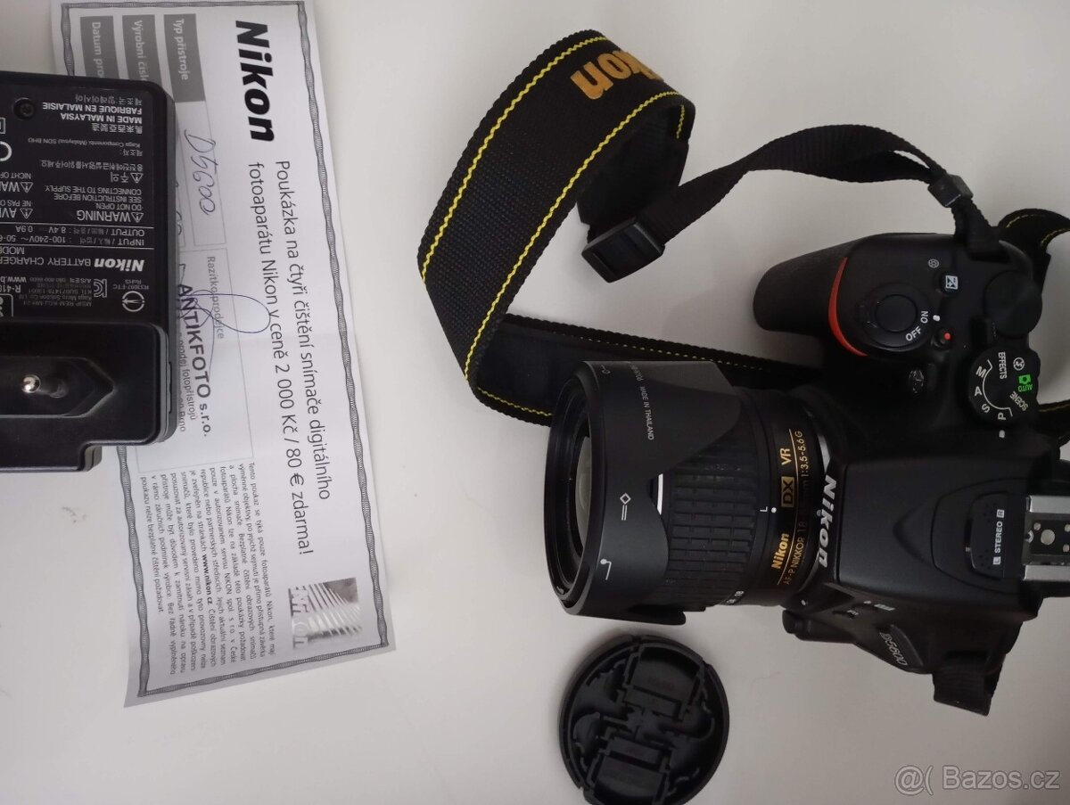 Fotoaparát NIKON D5600 + příslušenství - 10