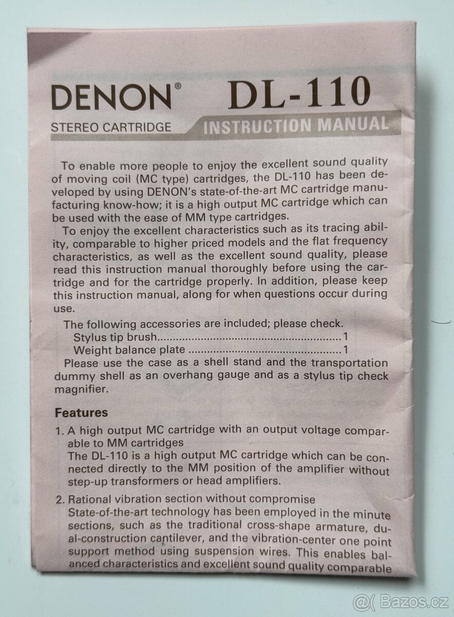 Denon DL 110 přenoska - 10