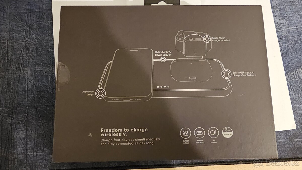 Nabíječka Zens Dual Aluminium 4in1y - 10