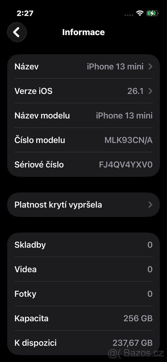 Prodám iPhone 13 mini 256 GB - 10