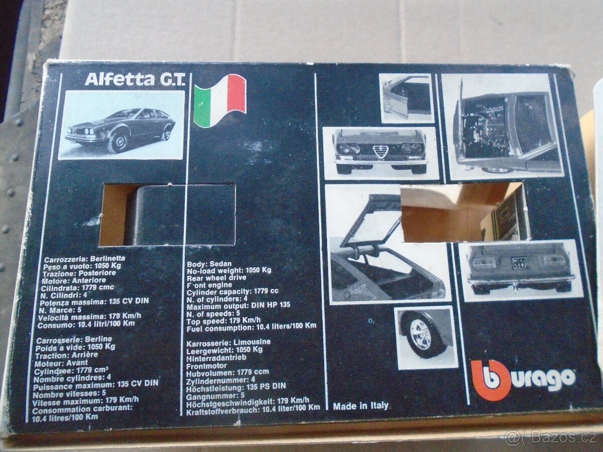 Stará Hračka Burrago Alfa - 10