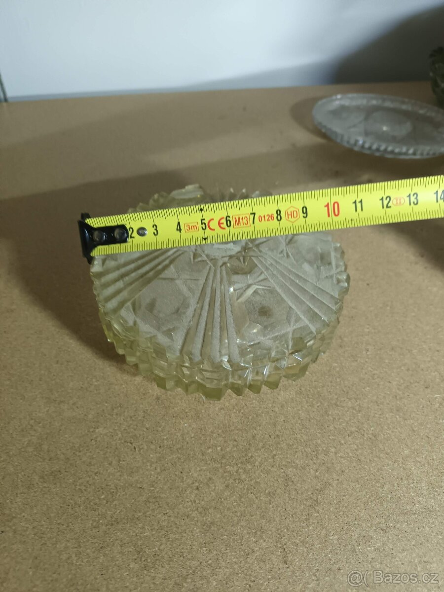 Sada parfémových flakonů, zelené sklo - 10