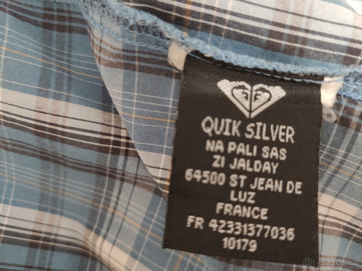 Quiksilver pánská kostkovaná košile - 10