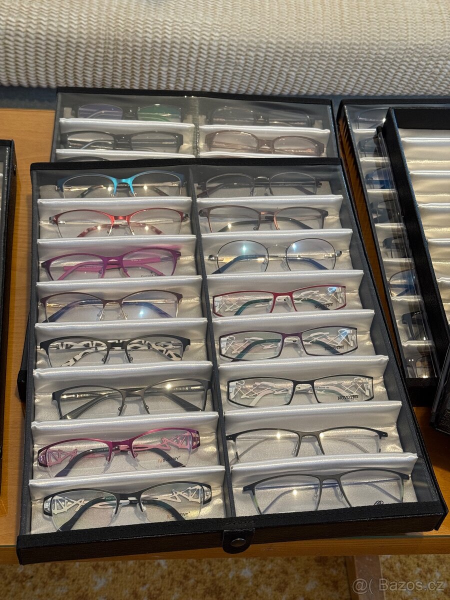 Profesionální 2ks kufry Techgal a 22 kazet na brýle NOVÉ - 10