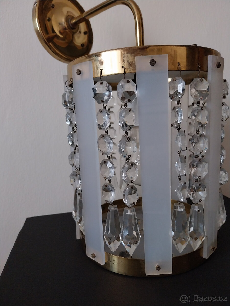 Velká nástěnná lampa Jablonex, 60tá léta - 10