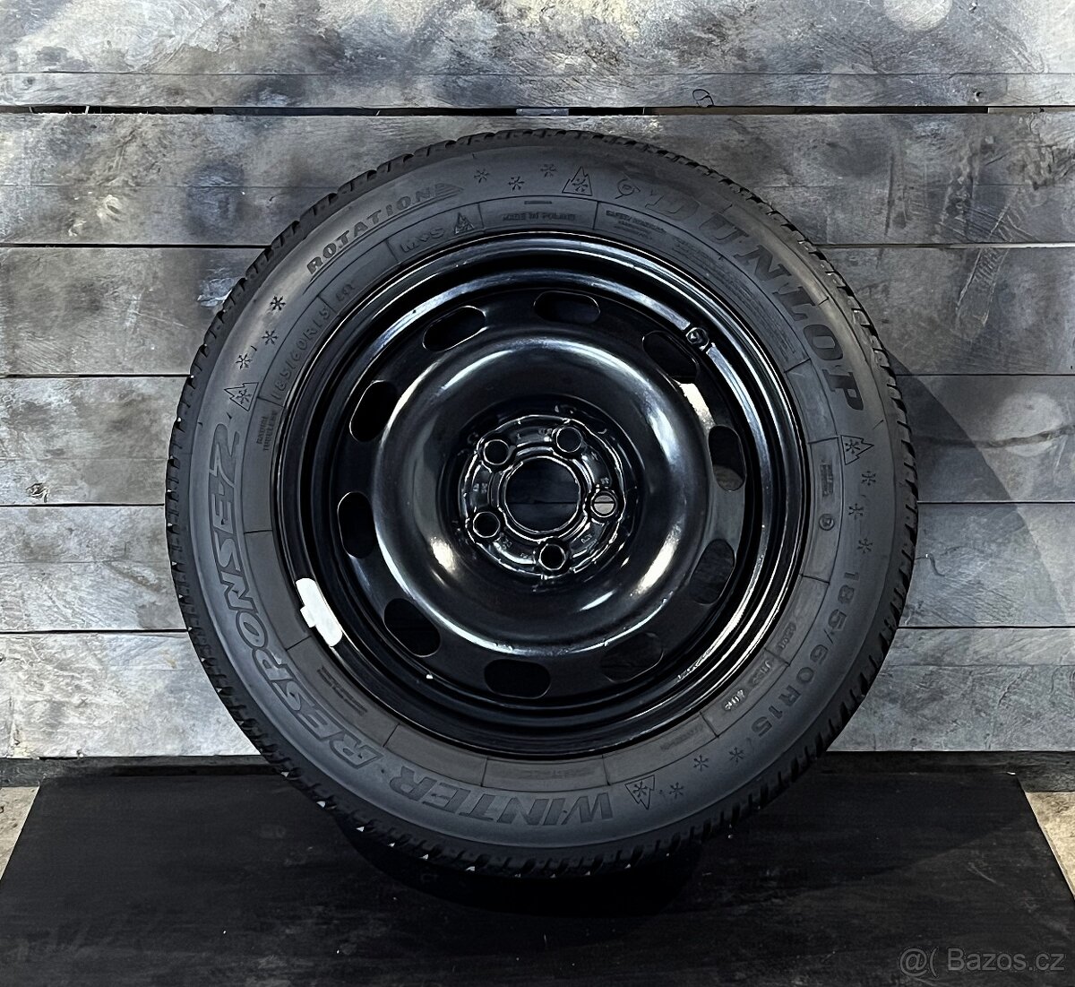 Zimní sada kol 5x100 R15, Dunlop 185/60 R15 84T, DOT4019 - 10