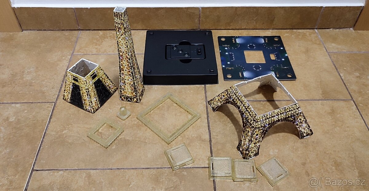 3D Puzzle Eiffelova věž - led osvětlení, 216 dílků - 10