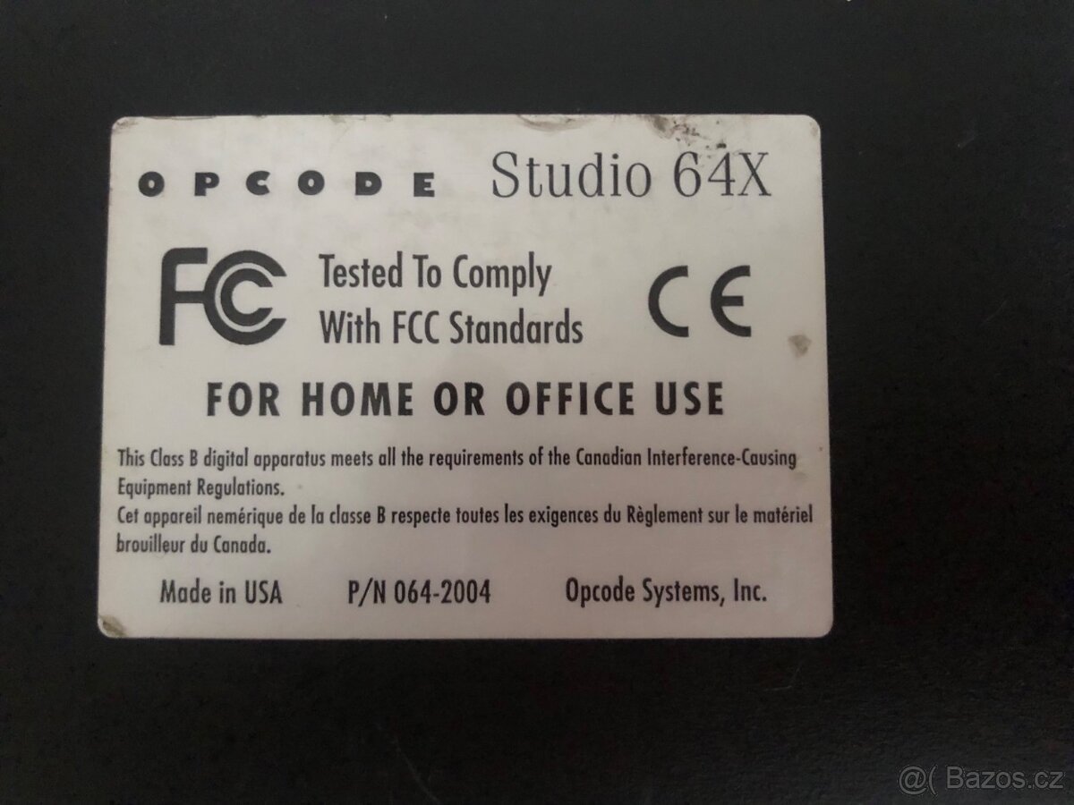 Opcode Studio 64X - 10