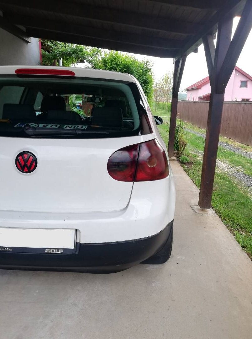 Logo znak VOLKSWAGEN cierne leskle / cervene - 10