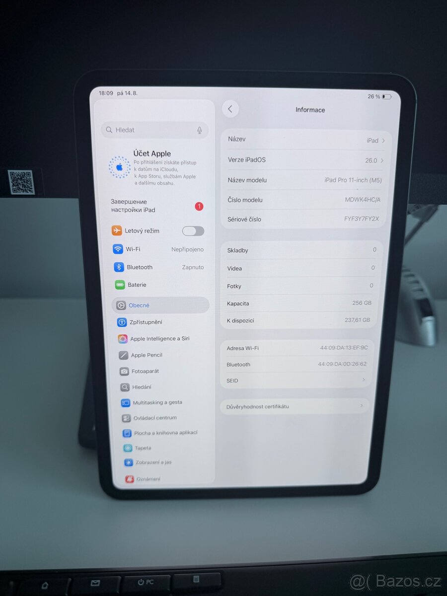 Apple iPad Pro 11” M5 256GB Wi-Fi – jako nový - 10