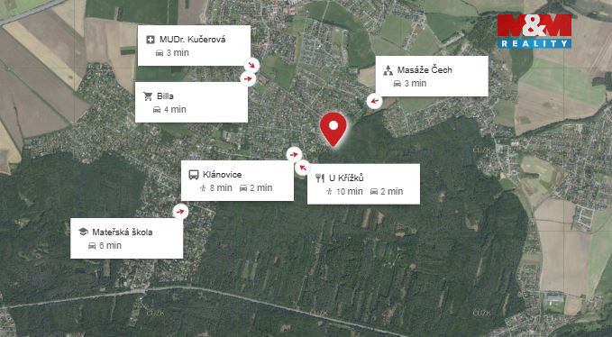 Prodej pozemku k bydlení, 2108 m², Praha - Klánovice - 10