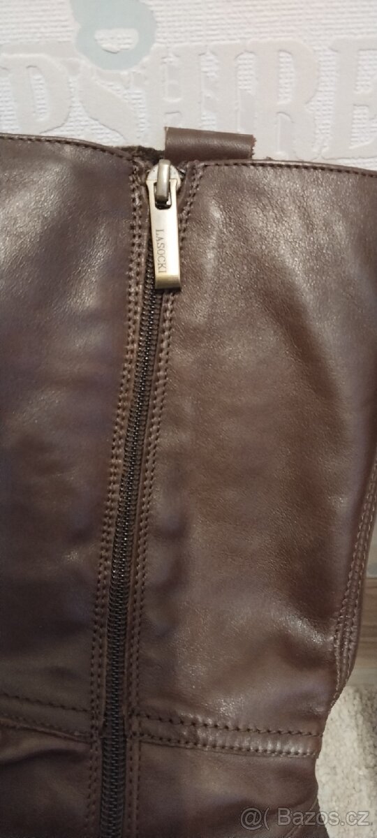 Kožené boty vel.37 - 10