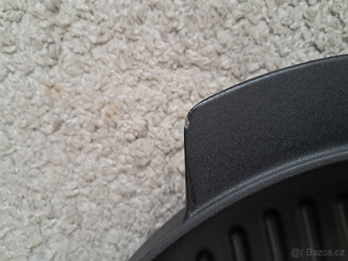 Litinová grilovací pánev, průměr 26 cm, nová - 10