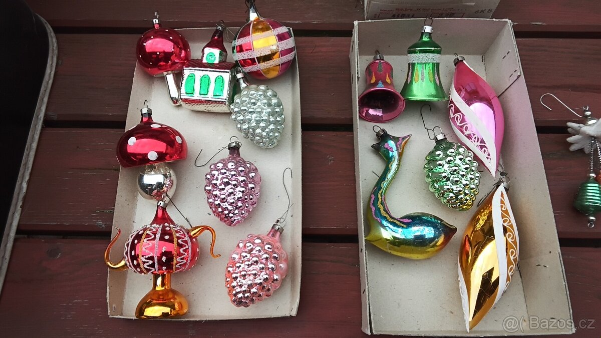 Staré vánoční stromky a ozdoby . - 10