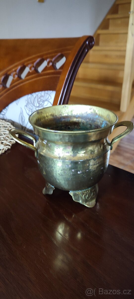 Starožitné mosazné nadoby - 10