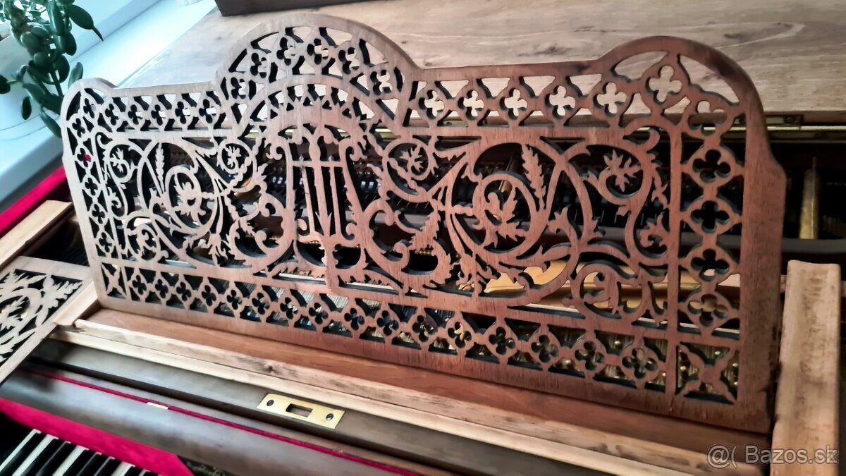 Prodám starožitný klavír, křídlo Schrimpf z 19. století - 10