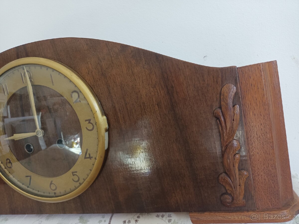 Starožitný krbové stolní hodiny Německo - 10